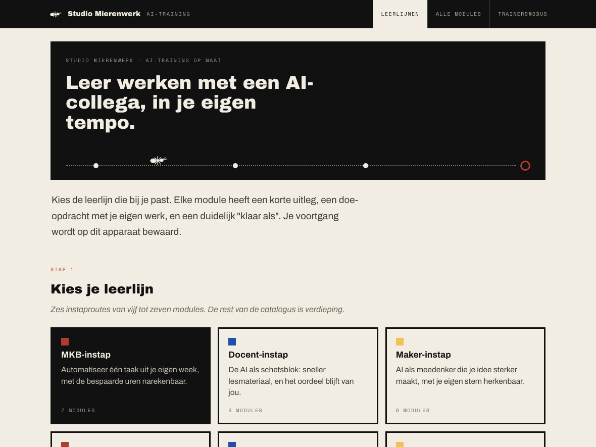 Studio Mierenwerk · AI-training